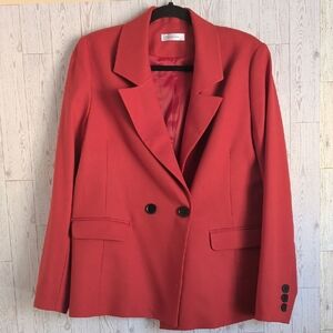 Anine Bing Classic Red Blazer